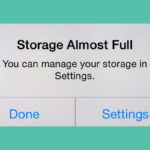 iphone storage full